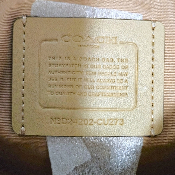 Coach Madison Crossbody Ladybug Floral Bag Chalk Multi CU273 Leather/Canvas NWT - Picture 11 of 16